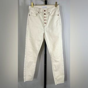 Loft Cream Skinny Jeans NWOT - 00